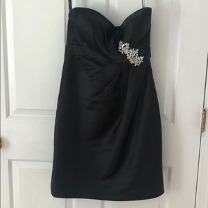Bill Levkoff cocktail dress. Black